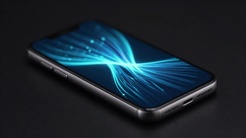 Teléfono móvil moderno con datos digitales