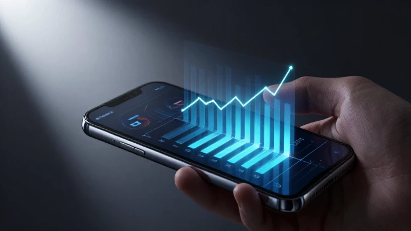 Smartphone iluminado con estética moderna