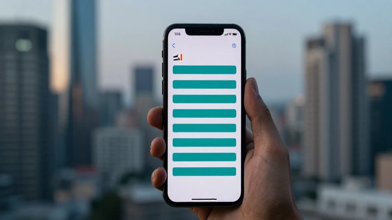 Teléfono muestra señal con fondo difuso