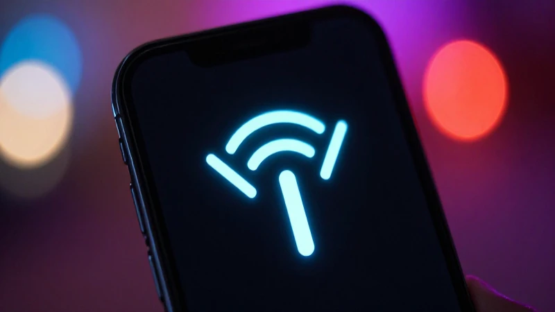 Pantalla brillante con iconos y luces vibrantes