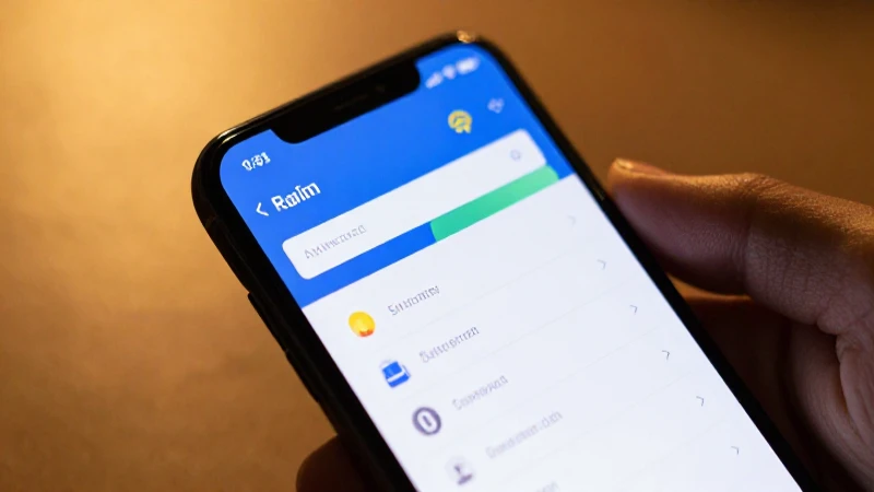 Smartphone muestra datos móviles con buena señal