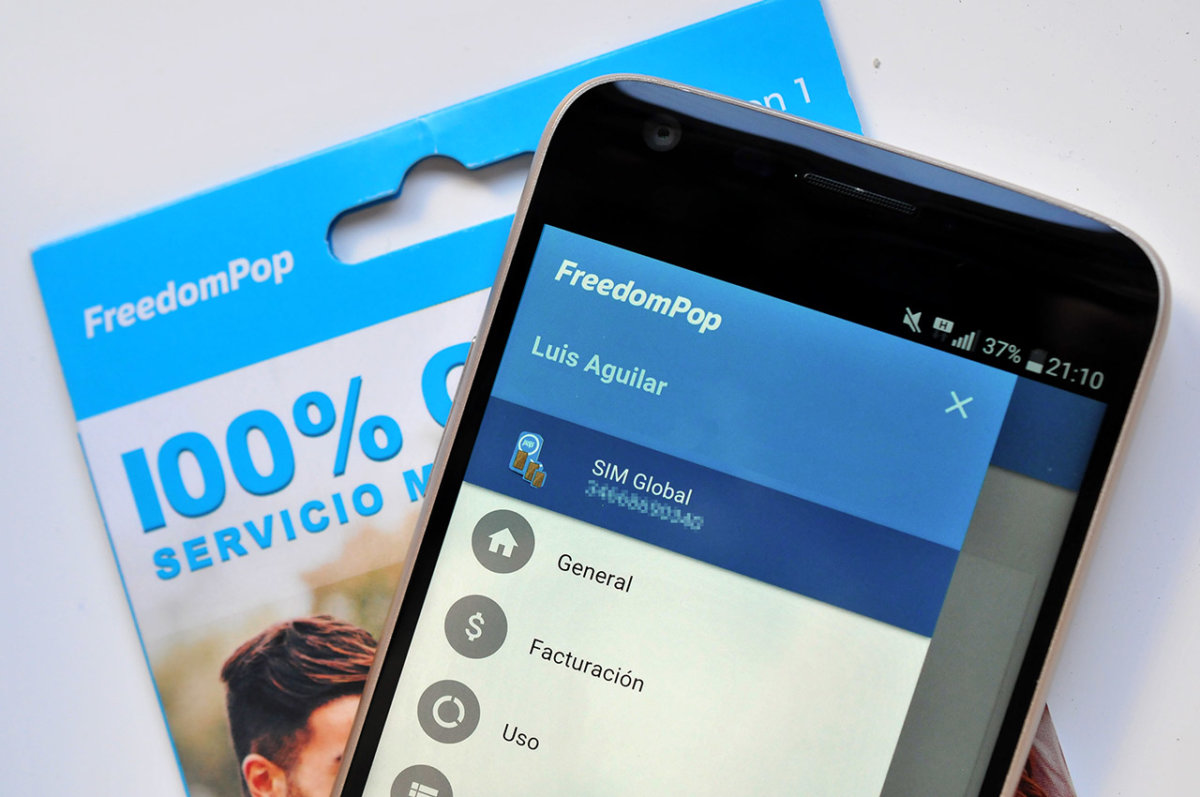 Configuración para APN Global FreedomPop para Usuarios