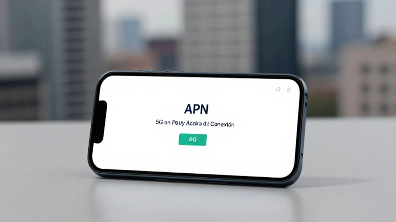 Verifica la configuración correcta de tu APN