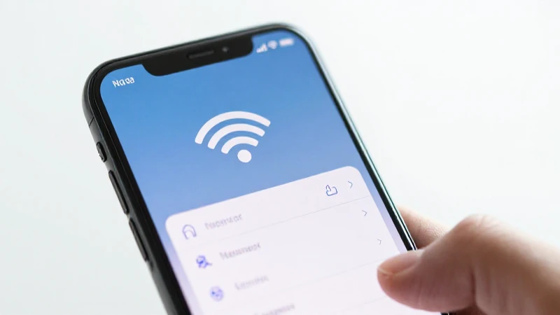 Teléfono muestra conexión rápida e intensa