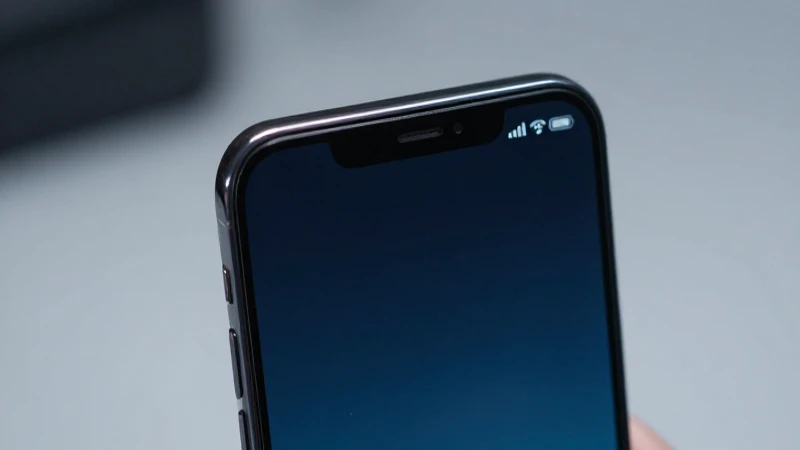 Teléfono Android con luz cinematográfica y fondo limpio