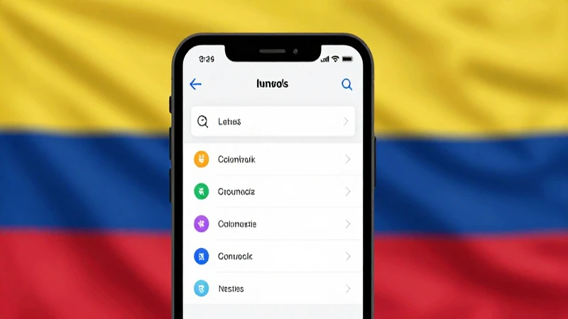 APN 5G INTERNET en COLOMBIA: ¡Descubre el SECRETO! 9 Smartphone con ajustes; fondo colombiano vibrante