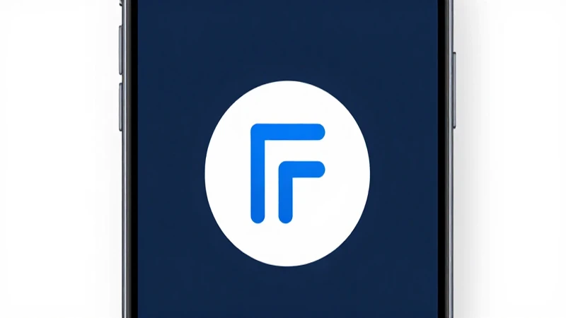 Smartphone Android con icono FirstNet resaltado