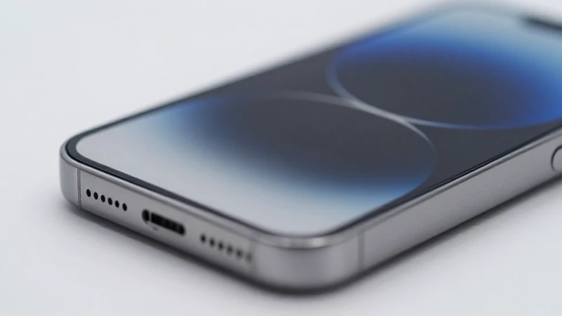 Primer plano de iPhone, diseño moderno