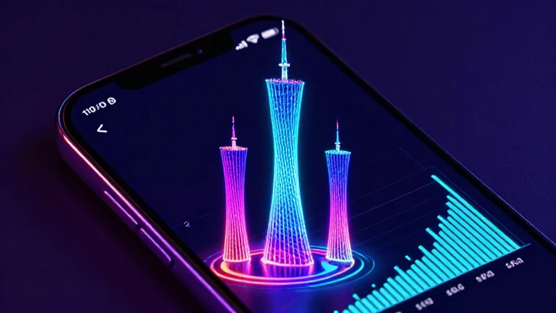 Pantalla muestra torres, velocidad y neón