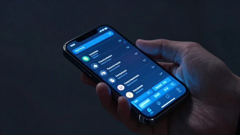 Pantalla holográfica futurista muestra ajustes de red