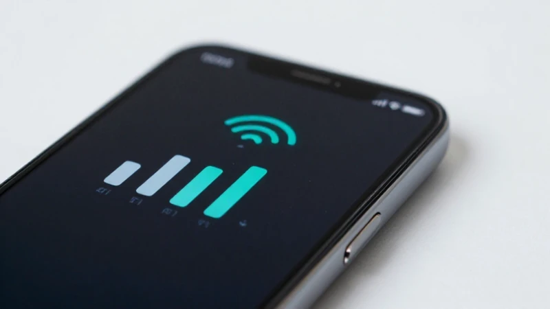 Primer plano de móvil Android iluminado suavemente