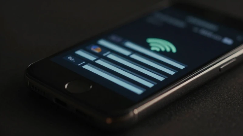 Smartphone iOS con luz dramática cerca