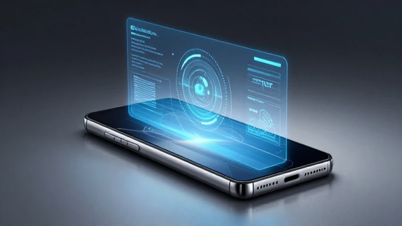 Conecta al 5G en 2025: Guía Rápida de SAFELINK APN 4 Smartphone Android con holograma futurista