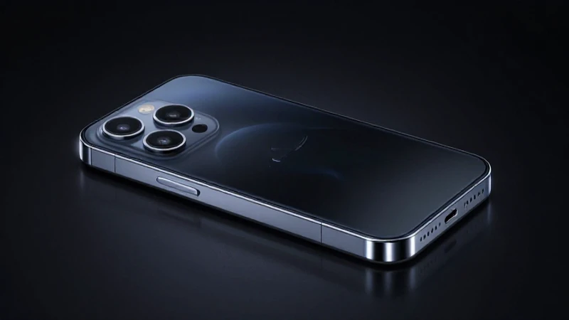 Smartphone brillante con iluminación dramática