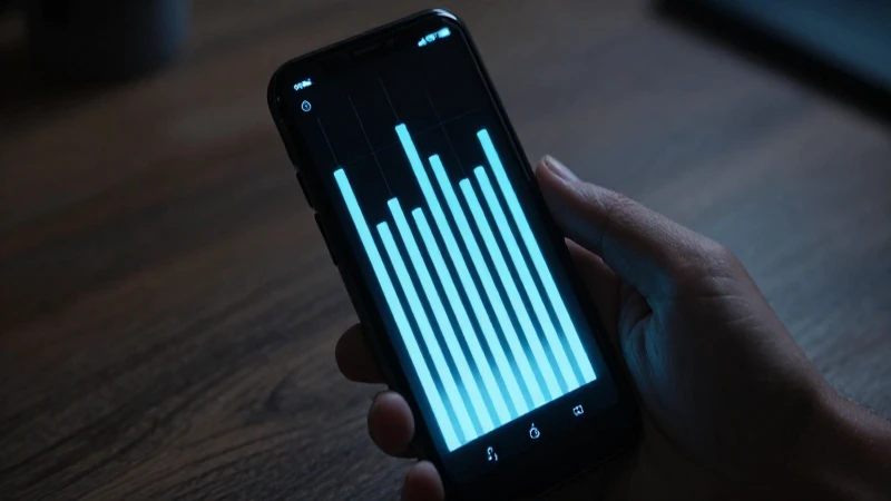 Smartphone Android, luz cinematográfica suave y desenfocada
