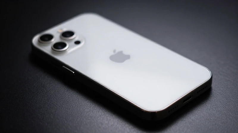 iPhone resalta con luz y perspectiva dramática