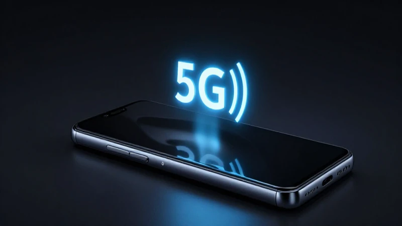 Smartphone Android con potente señal 5G