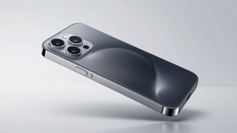 Teléfono elegante, moderno y altamente definido