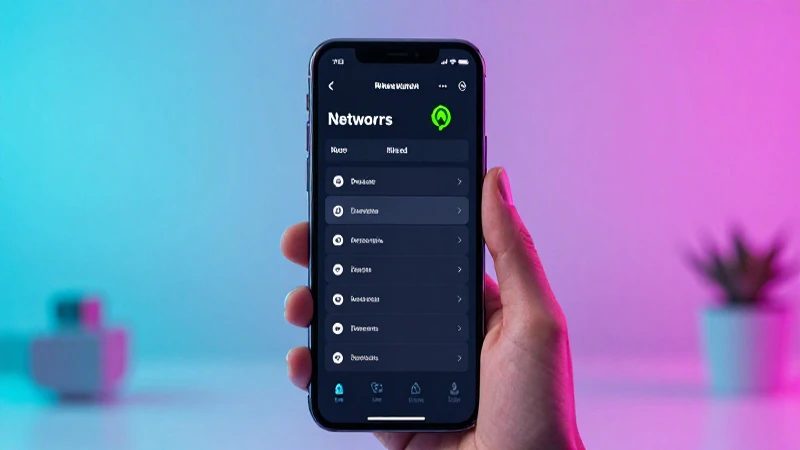 Teléfono conectado con internet rápido y vibrante