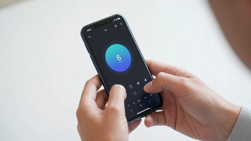 Smartphone Android, ajustes a mano, luz suave